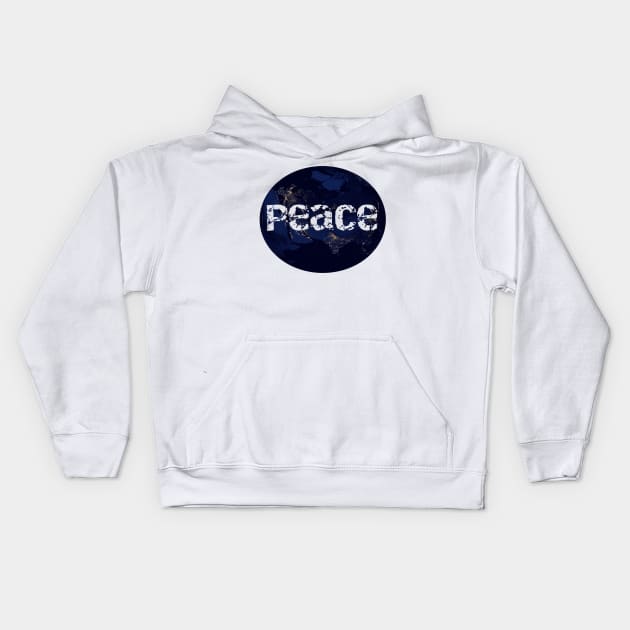 World Peace Kids Hoodie by StacysCellar